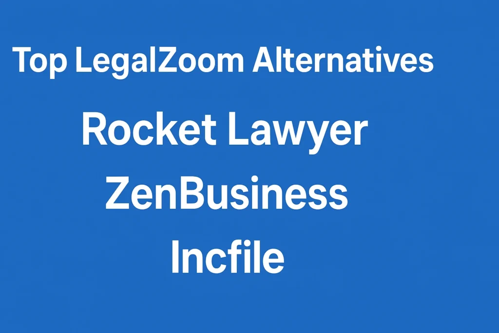 Top LegalZoom Alternatives: Better Options for Your Legal Needs Top LegalZoom Alternatives